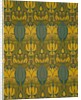 The Owl furnishing fabric by Charles Francis Annesley Voysey