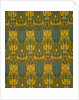 The Owl furnishing fabric by Charles Francis Annesley Voysey