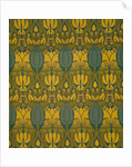 The Owl furnishing fabric by Charles Francis Annesley Voysey