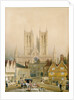 Lincoln Cathedral by Peter De Wint