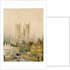 Lincoln Cathedral by Peter De Wint