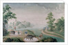Oxen treading china stone in pits by Unknown
