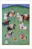 A Game of Polo. India, 17th century by Unknown