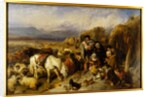 The Drover's Departure, a Scene in the Grampians by Edwin Henry LandseerRA) (Sir