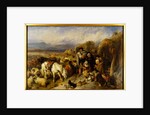 The Drover's Departure, a Scene in the Grampians by Edwin Henry LandseerRA) (Sir