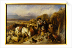 The Drover's Departure, a Scene in the Grampians by Edwin Henry LandseerRA) (Sir