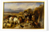 The Drover's Departure, a Scene in the Grampians by Edwin Henry LandseerRA) (Sir