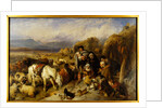 The Drover's Departure, a Scene in the Grampians by Edwin Henry LandseerRA) (Sir