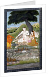 Shiva and Family at the Burning Grounds by Unknown