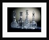 Glass decanters by Unknown