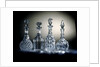 Glass decanters by Unknown