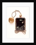 Inro depicting birds in flight over the sea by Shibayama