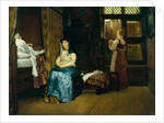 The Visit by Lawrence Alma-Tadema