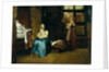 The Visit by Lawrence Alma-Tadema
