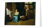 The Visit by Lawrence Alma-Tadema