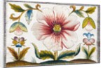 Marigold and poppy flowers. England, late 17th century by Anonymous