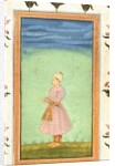 Standing figure of a boy with a jewelled dagger. Mughal, India, 18th century by Unknown