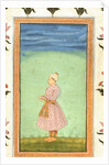 Standing figure of a boy with a jewelled dagger. Mughal, India, 18th century by Unknown