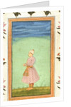 Standing figure of a boy with a jewelled dagger. Mughal, India, 18th century by Unknown