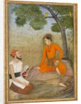 A Prince and a religious man by Unknown