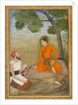 A Prince and a religious man by Unknown