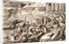 Helen Carried Off by the Trojan Warriors, attributed to Marcantonio Raimondi by Marcantonio Raimondi