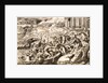 Helen Carried Off by the Trojan Warriors, attributed to Marcantonio Raimondi by Marcantonio Raimondi