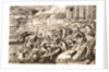 Helen Carried Off by the Trojan Warriors, attributed to Marcantonio Raimondi by Marcantonio Raimondi