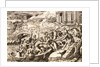 Helen Carried Off by the Trojan Warriors, attributed to Marcantonio Raimondi by Marcantonio Raimondi