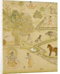 Maharaja Amar Singh II worshipping Vishnu by Unknown
