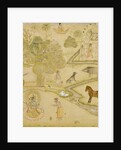 Maharaja Amar Singh II worshipping Vishnu by Unknown