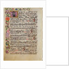 Leaf from an Antiphoner. Netherlands, early 16th century by Unknown