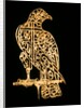 Emblem for a Standard in the form of a calligraphic falcon on a perch. Delhi, India , 17th century A.D. by Unknown