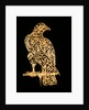 Emblem for a Standard in the form of a calligraphic falcon on a perch. Delhi, India , 17th century A.D. by Unknown