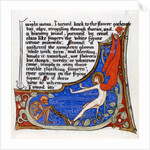 Page from Illuminated Manuscript by Phoebe Traquair