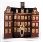 Doll's house wardrobe by Anonymous