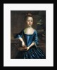 Portrait of a young girl wearing a scoop-necked dress by Unknown