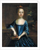 Portrait of a young girl wearing a scoop-necked dress by Unknown