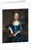 Portrait of a young girl wearing a scoop-necked dress by Unknown