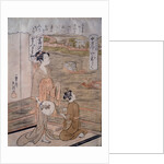The Courtesan Tamagiku of Nakamanji-ya by Ippitsusai Buncho