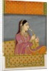 A Lady smoking a Huqqa by Unknown