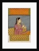 A Lady smoking a Huqqa by Unknown