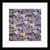 Grapes and flowers dress fabric by George Sheringham