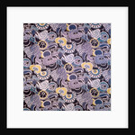 Grapes and flowers dress fabric by George Sheringham