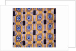 Blue Roses furnishing fabric by Joseph Percy Bilbie