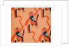 Furnishing fabric with abstract design by F. Gregory Brown
