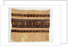 Tiraz with Arabic caligraphy and circular motifs by Unknown