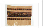 Tiraz with Arabic caligraphy and circular motifs by Unknown