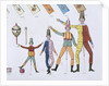 Puppet clowns by Anonymous