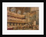 The Champion of England Entering Westminster Hall by Unknown